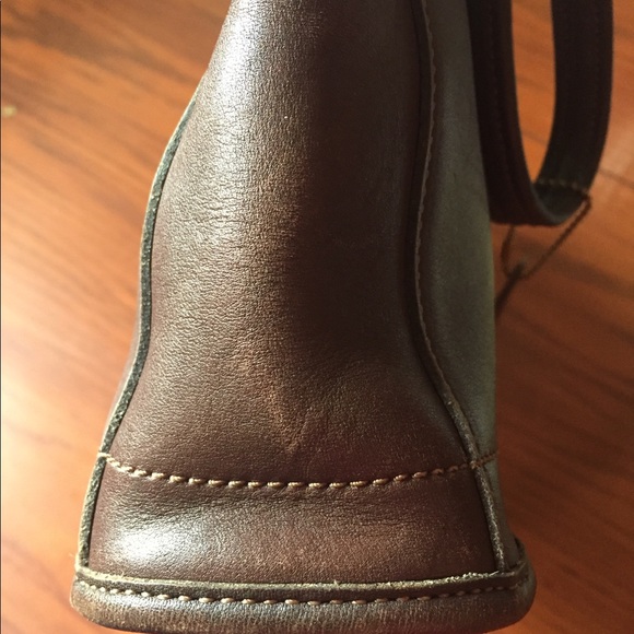 💥SALE 💥COACH GENUINE LEATHER brown handbag purse - Picture 4 of 8